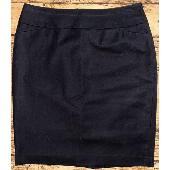 Halogen Skirt Womens Size 6 Black Pencil Stretch Career Work Basics Lined NWOT - Picture 1 of 5